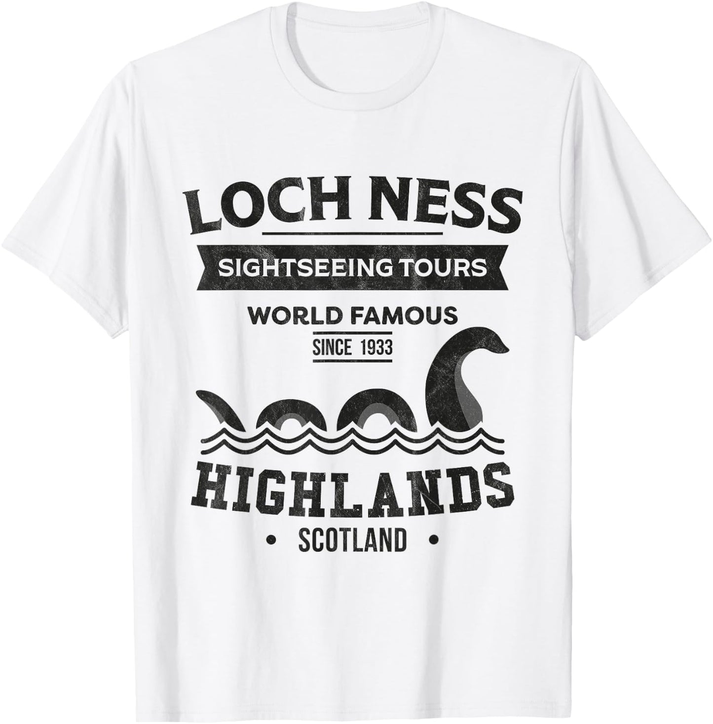 Loch Ness Sightseeing Tour T-Shirt - T-Shirt | White