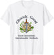 Chaotic Good Good Intentions Questionable Methods, Funny D20 T-Shirt - T-Shirt | White