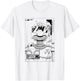 Toonami T.O.M. Manga Sketch Boxed Portrait T-Shirt - T-Shirt | White