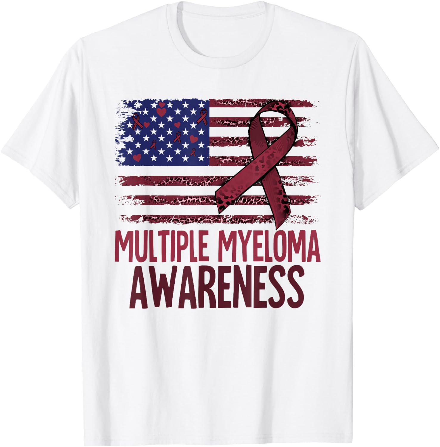 Multiple Myeloma Awareness T-Shirt - T-Shirt | White