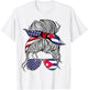 American Cuban Patriot Flag Women Girl Cuba Grown T-Shirt - T-Shirt | White