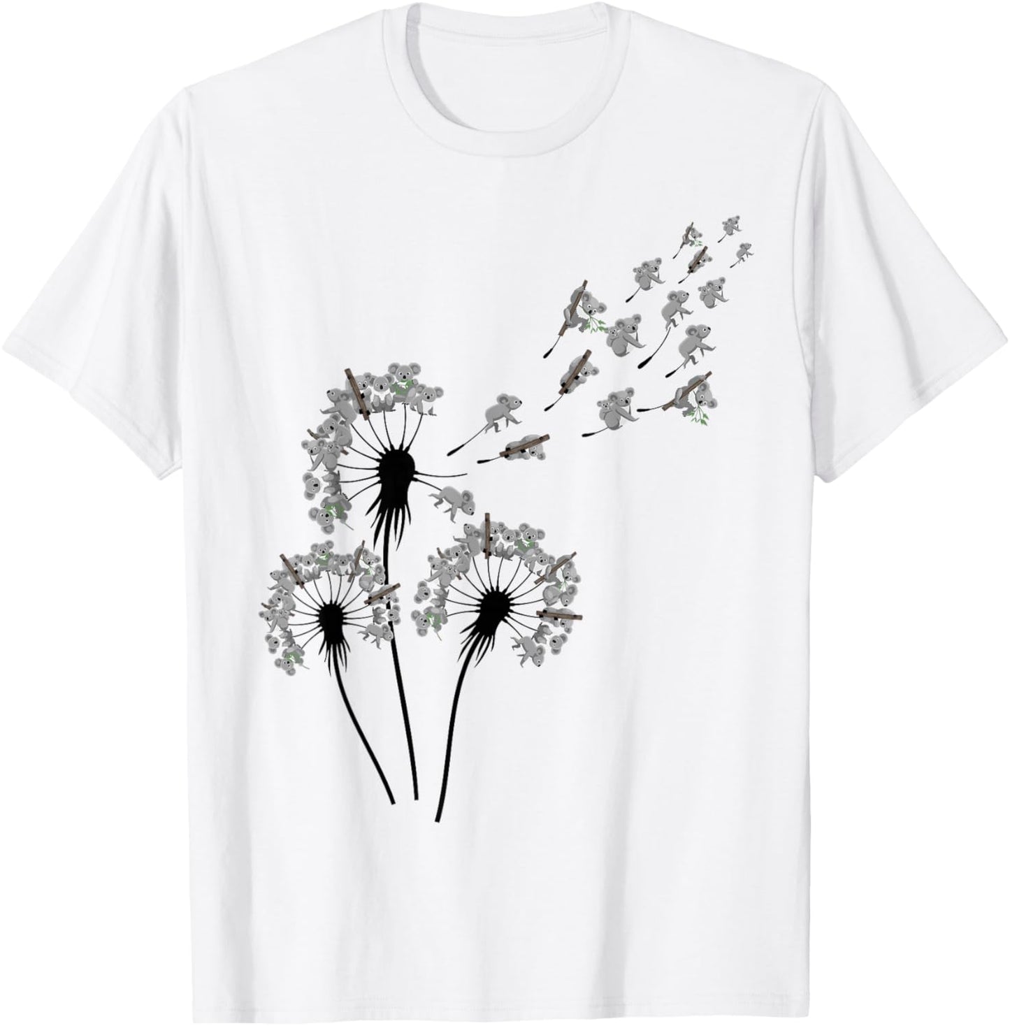 Dandelion Koala Bears Stuff for Koala Lover | Koala T-Shirt - T-Shirt | White