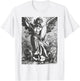 St Saint Michael the Archangel Catholic Angel Warrior T-Shirt - T-Shirt | White
