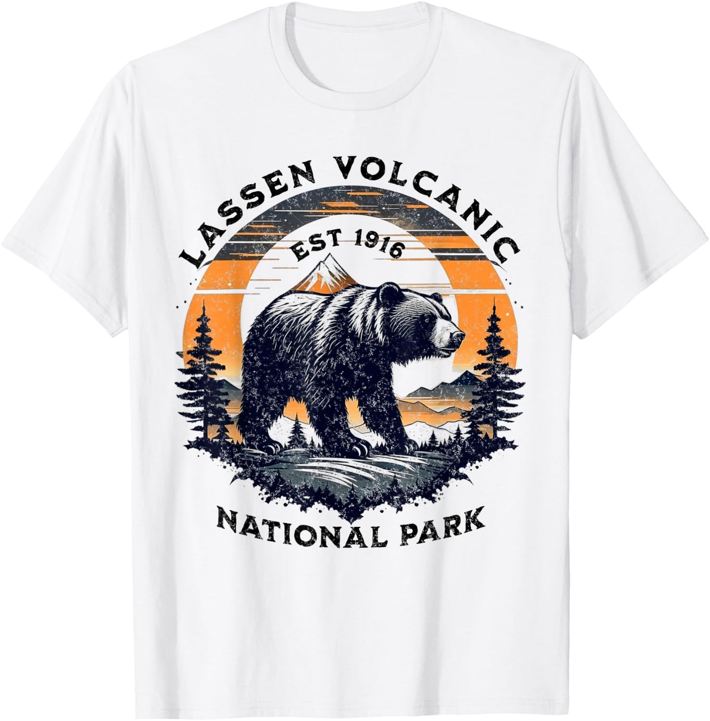 Lassen Volcanic National Park T-Shirt - T-Shirt | White