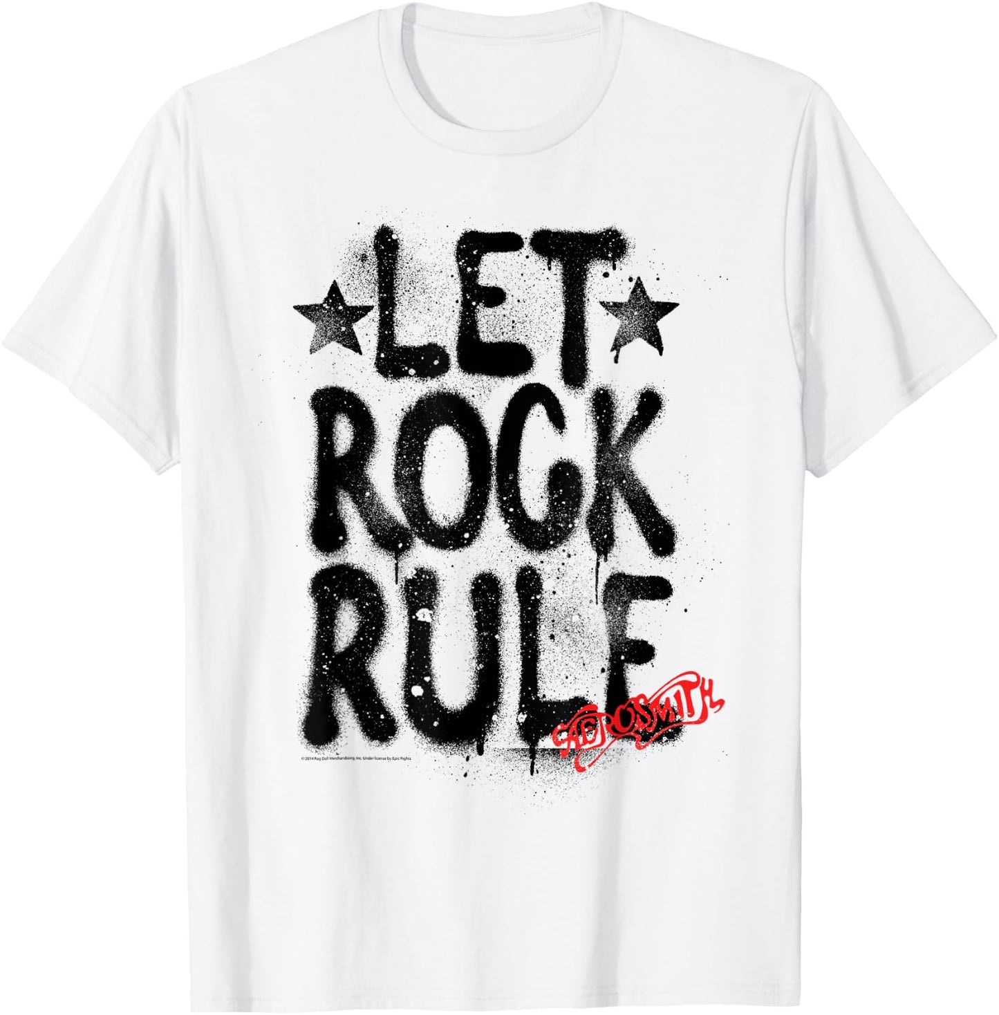 Aerosmith - Let Rock Rule T-Shirt - T-Shirt | White
