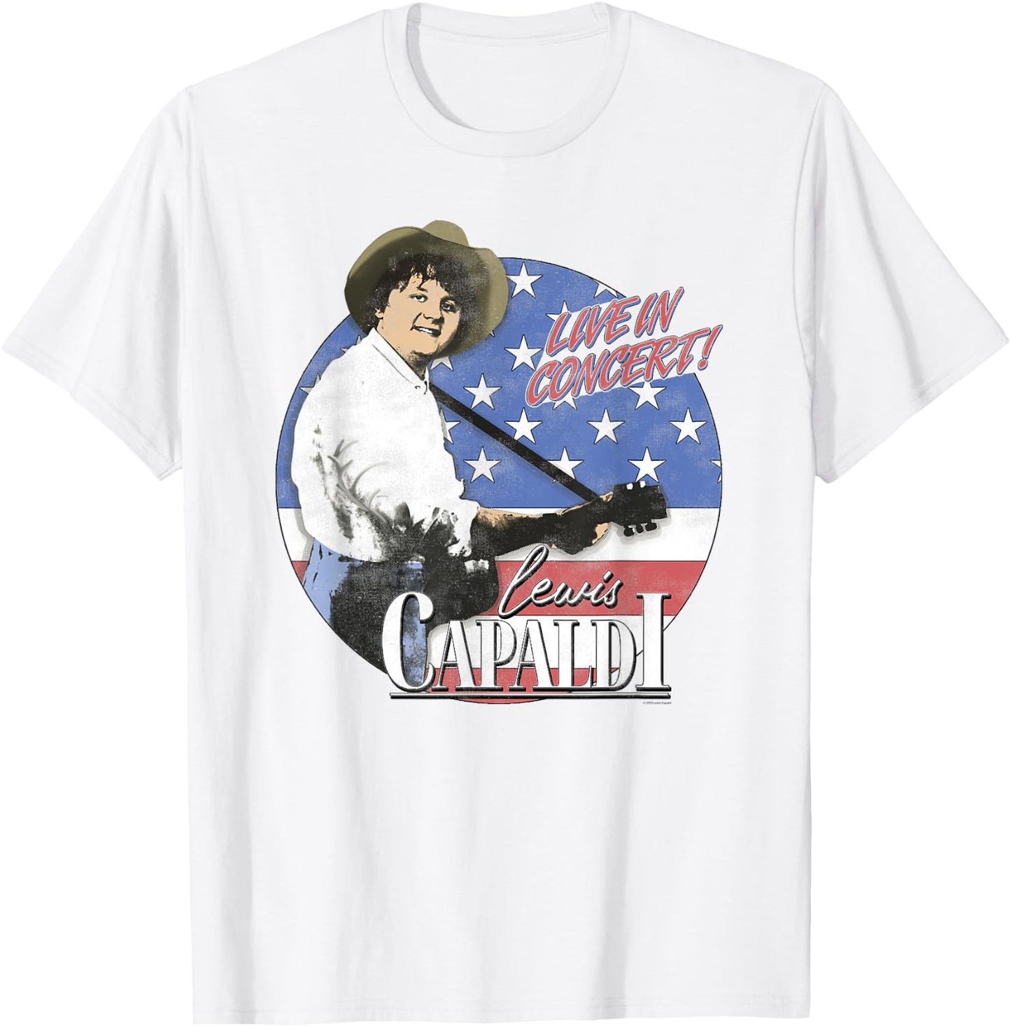Lewis Capaldi – Americas Sweetheart New York T-Shirt - T-Shirt | White
