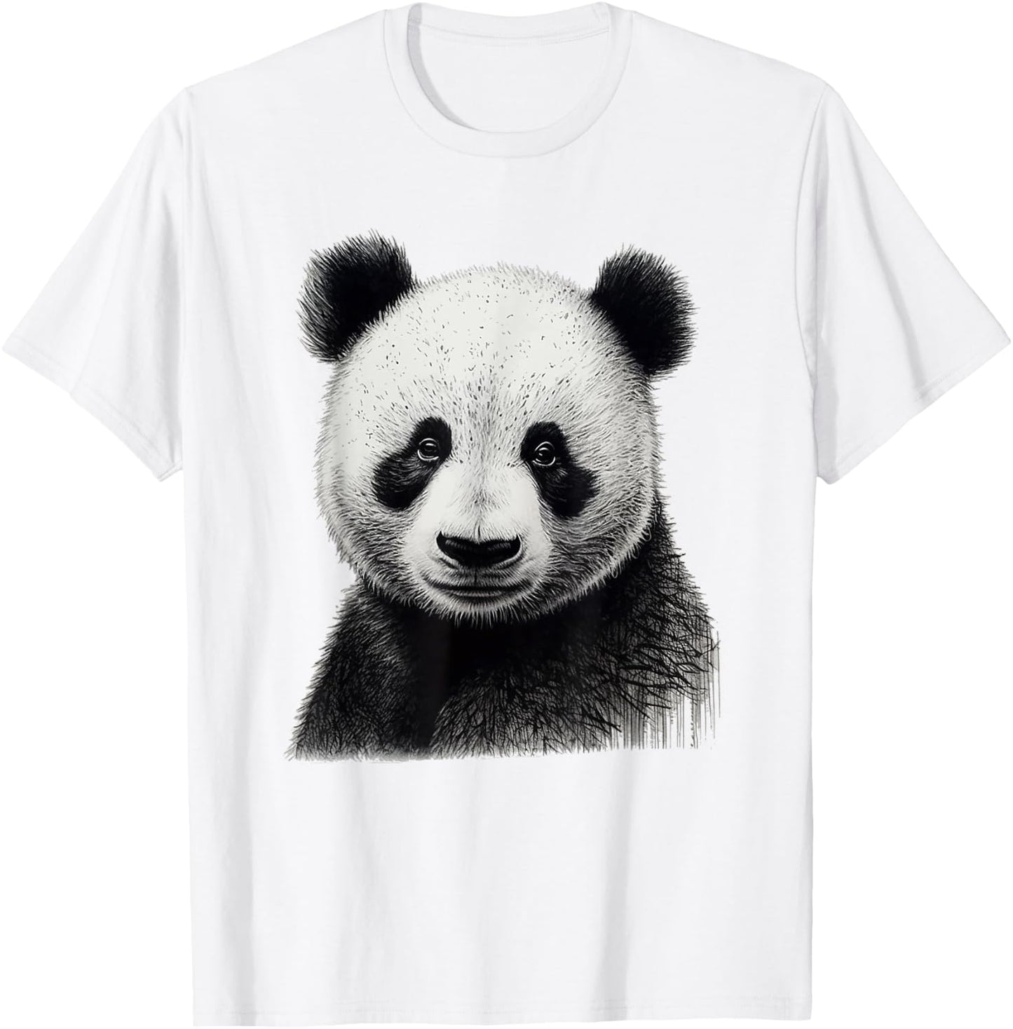 Panda Animal Lovers Animal Print T-Shirt - T-Shirt | White