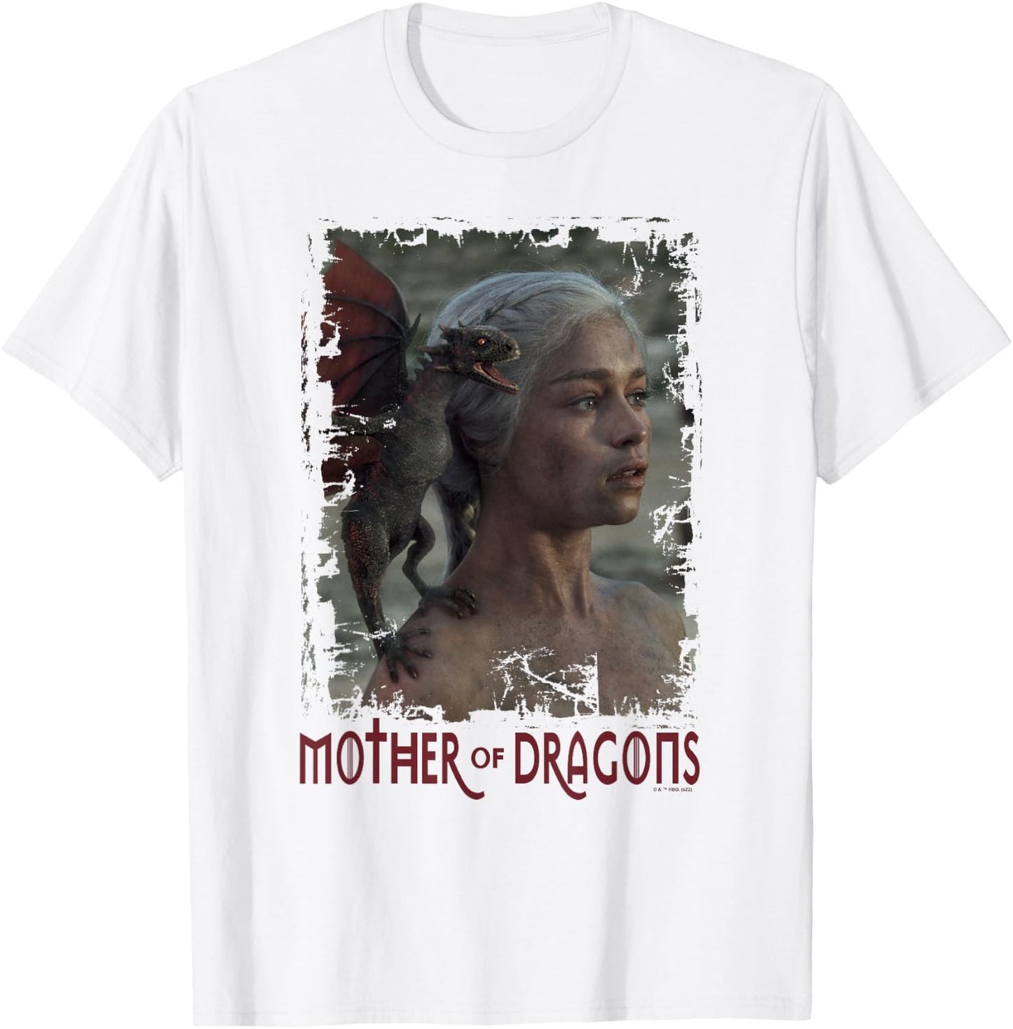 Game Of Thrones Daenerys Targaryen Mother Of Dragons T-Shirt - T-Shirt | White