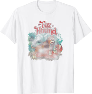 Disney The Fox and the Hound Vintage Classic Best Friends T-Shirt - T-Shirt | White