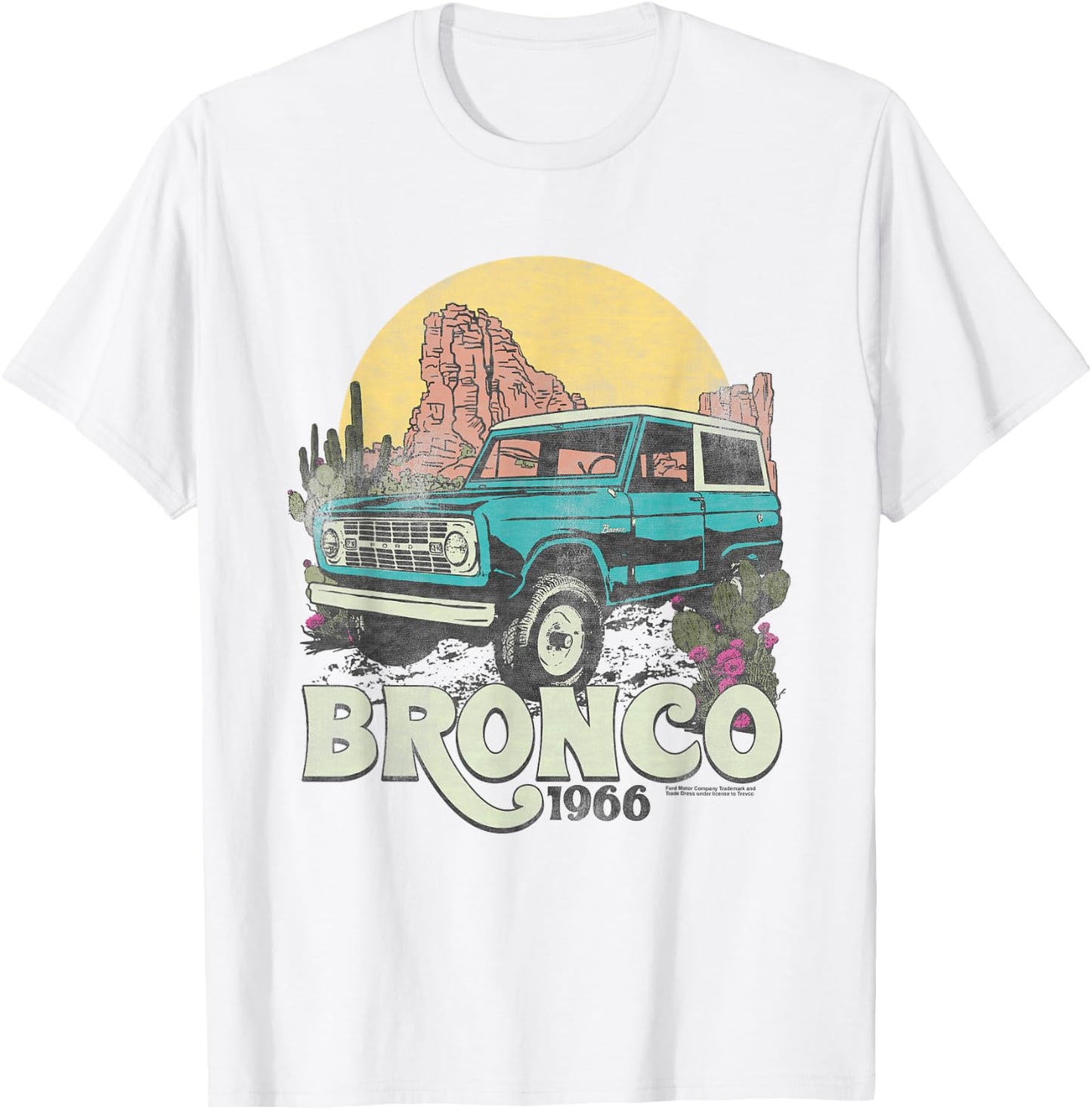 Ford Bronco Desert Ride T-Shirt - T-Shirt | White