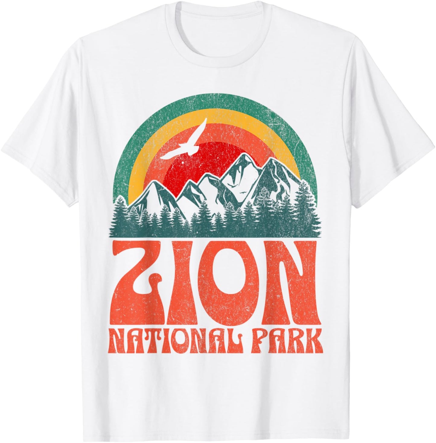 Zion National Park T-Shirt - T-Shirt | White