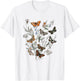 Cute Butterflies Floral Graphic Butterfly Tree T-Shirt - T-Shirt | White