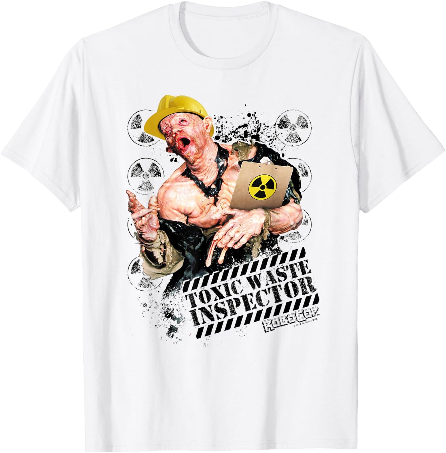 Robocop Toxic Waste Inspector T-Shirt - T-Shirt | White