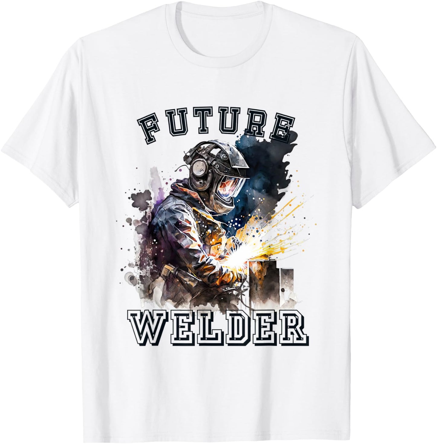 Future Welder Costume Welding Welder for Adults and Kids T-Shirt - T-Shirt | White