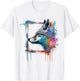 Fox Art Colourful Animal Fox T-Shirt - T-Shirt | White