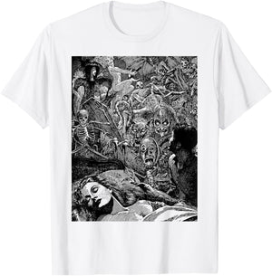 Classic Halloween Monsters Slasher Horror Movie Horror Show T-Shirt - T-Shirt | White