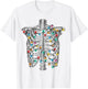 Holiday Skeleton, Medical Christmas, Doctor & Nurse hospital T-Shirt - T-Shirt | White