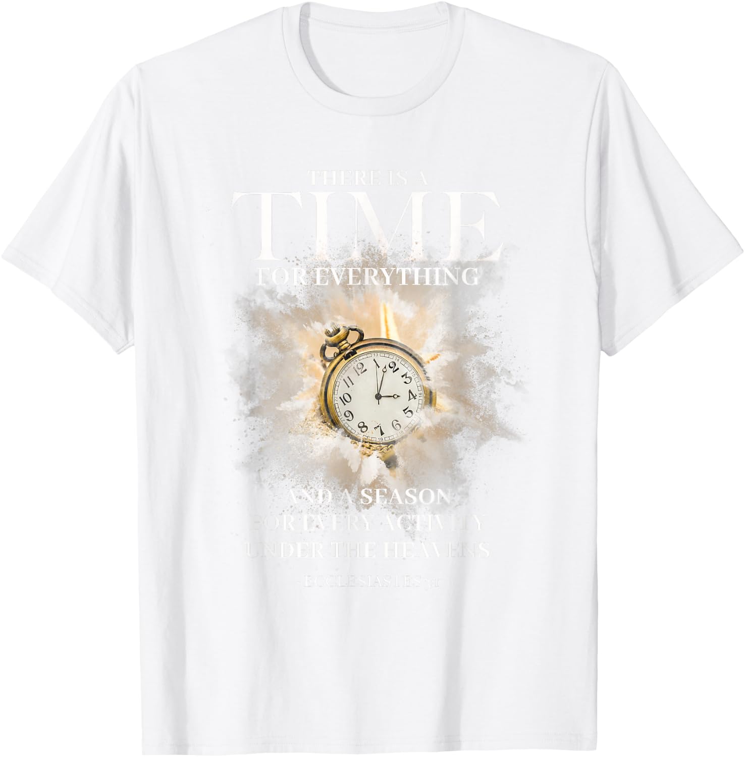 Ecclesiastes 3 4 Bible Jesus Christian Women Men T-Shirt - T-Shirt | White