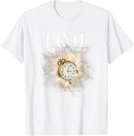 Ecclesiastes 3 4 Bible Jesus Christian Women Men T-Shirt - T-Shirt | White