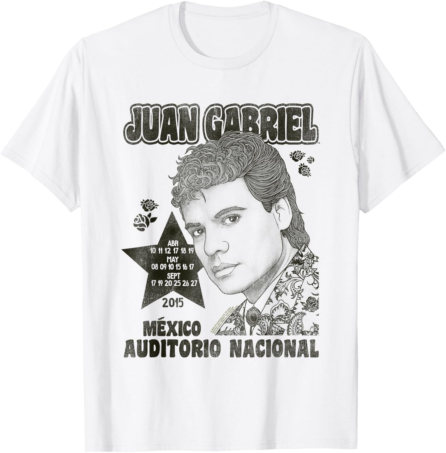 Juan Gabriel Auditorio Nacional 2015 T-Shirt - T-Shirt | White