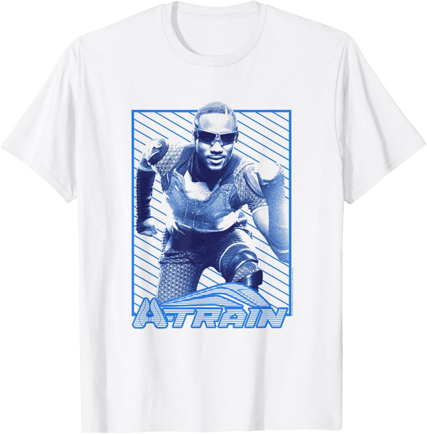 The Boys A-Train Supe Character Pose T-Shirt - T-Shirt | White