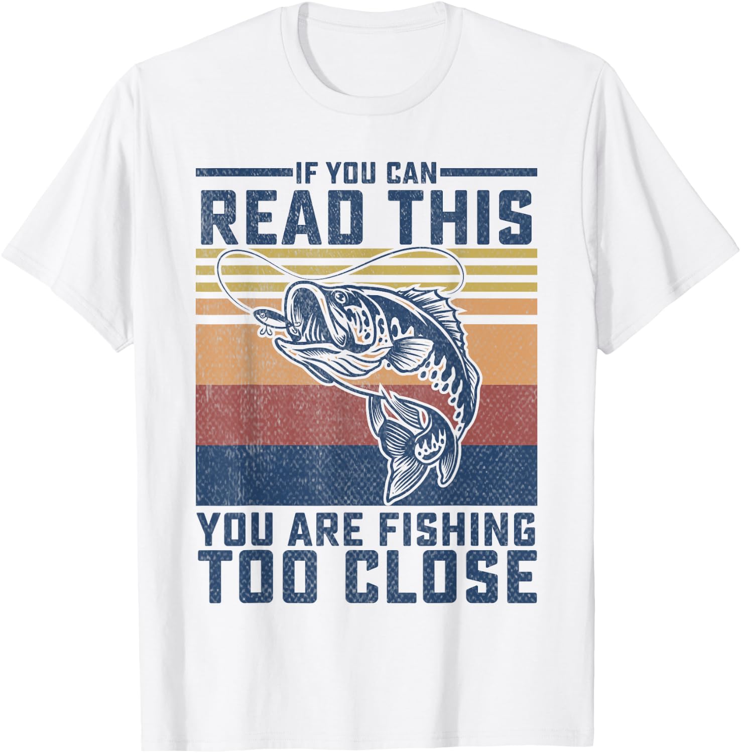 Funny Fishing Bass Fish Fisherman Gifts for Boys Kids Men T-Shirt - T-Shirt | White