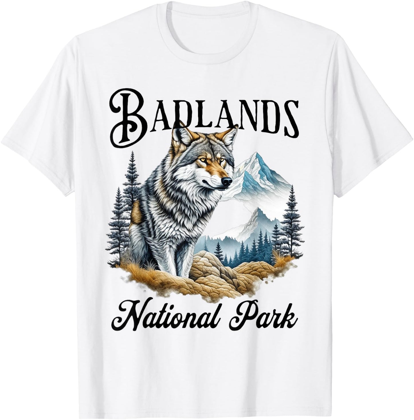 Badlands National Park T-Shirt - T-Shirt | White