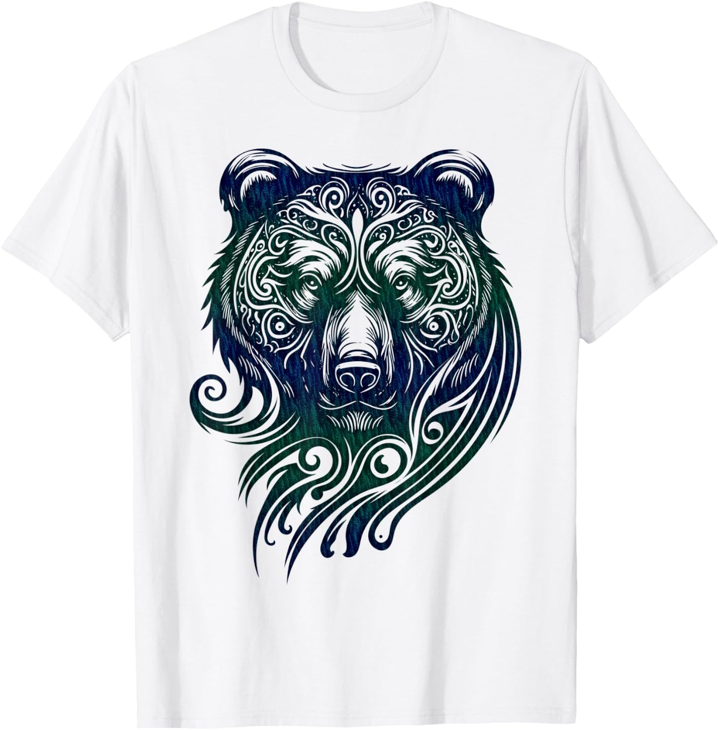 Bear Grizzly Nordic Indian Celtic Mythology Wild Animal Fan T-Shirt - T-Shirt | White