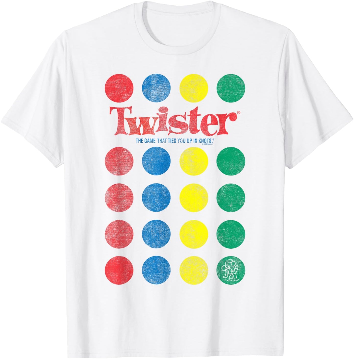 Twister Unfold The Mat The Game That Ties You Up In Knots T-Shirt - T-Shirt | White