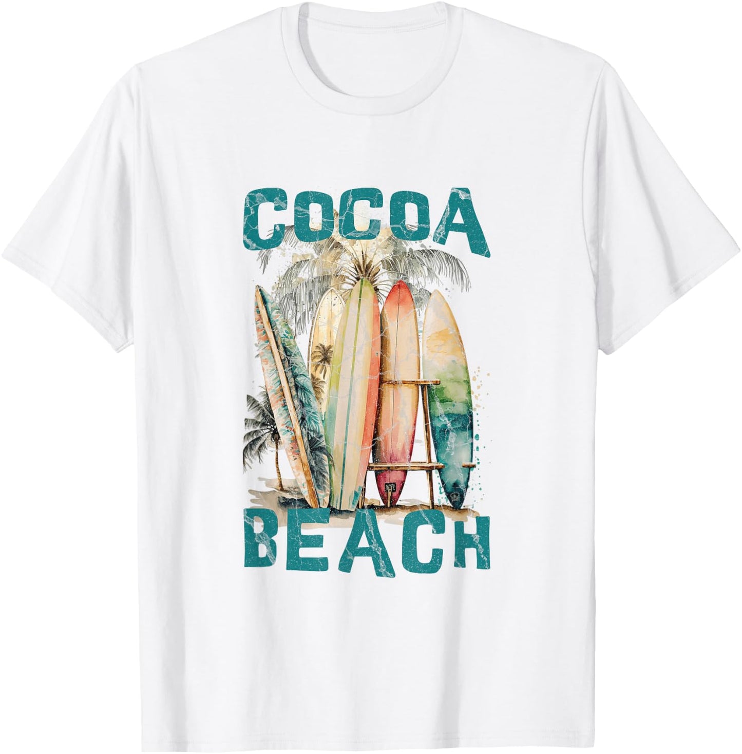 Cocoa Beach Florida T-Shirt - T-Shirt | White