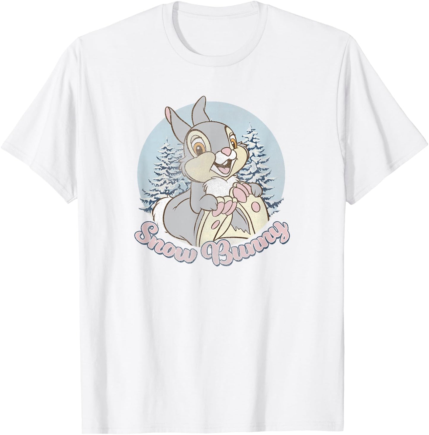 Disney Bambi Thumper Christmas Snow Bunny T-Shirt - T-Shirt | White