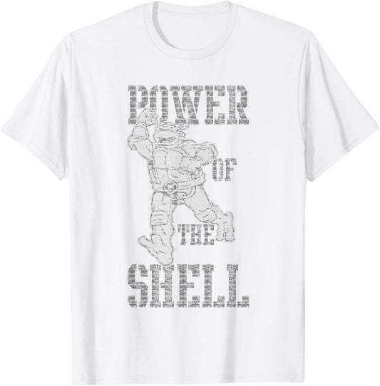 Teenage Mutant Ninja Turtles Power Of The Shell Michelangelo T-Shirt - T-Shirt | White
