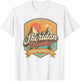 Sheridan, Wyoming Bighorn Mountain Country Logo Emblem T-Shirt - T-Shirt | White