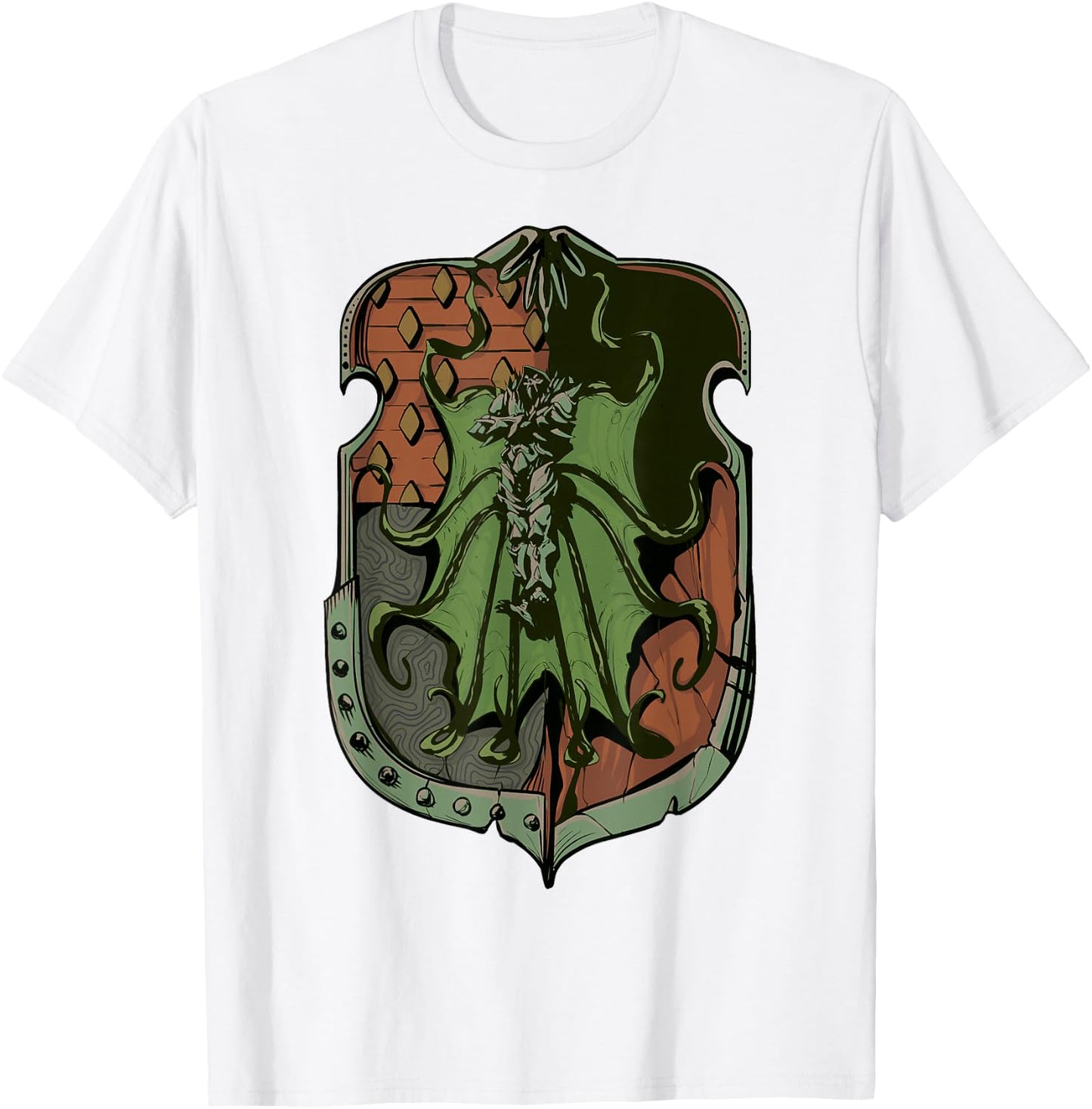 Marvel Mech Strike Doctor Doom Shield Emblem T-Shirt - T-Shirt | White