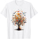 Beautiful Butterfly Tree | Nature Lover Colorful Girls Women T-Shirt - T-Shirt | White
