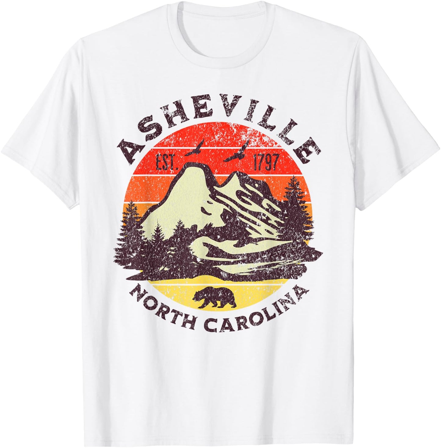 Asheville T-Shirt - T-Shirt | White