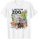 Zoo Animals Safari Party A Day At The Zoo Safari Zoo Trip T-Shirt - T-Shirt | White