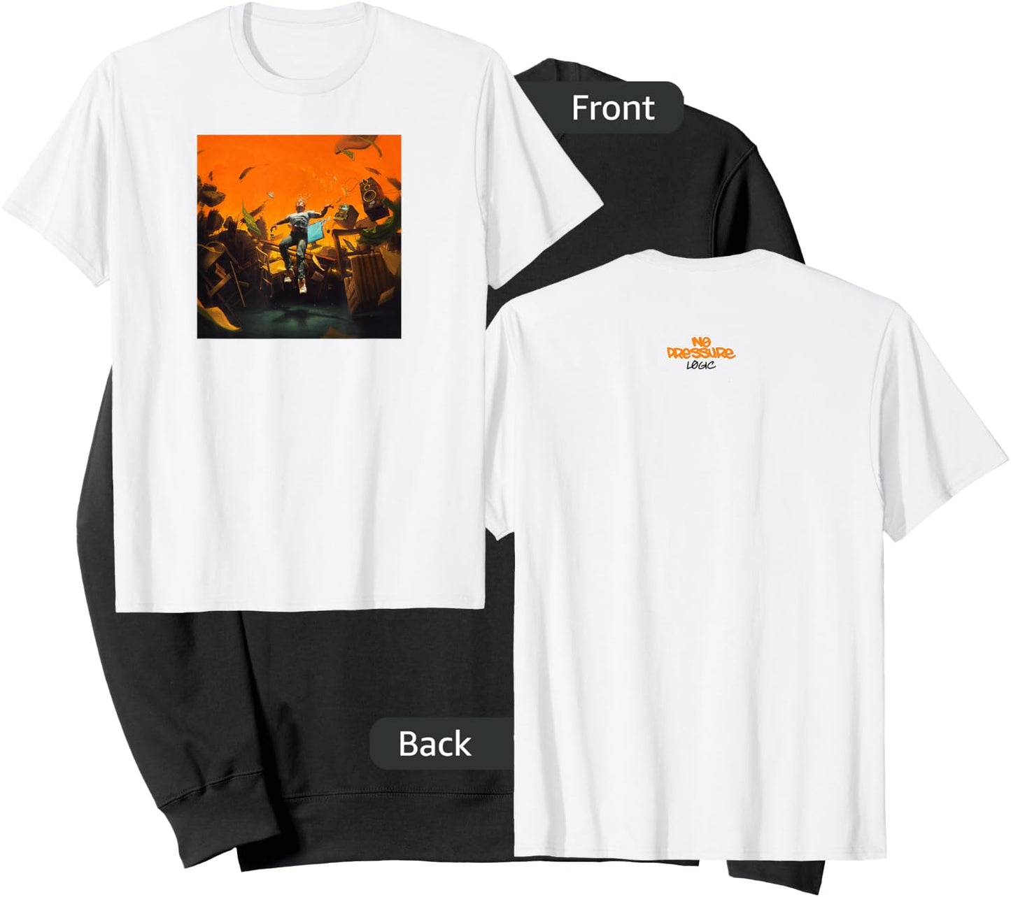 Logic No Pressure Cover Sweatshirt - Sweatshirt | Black
