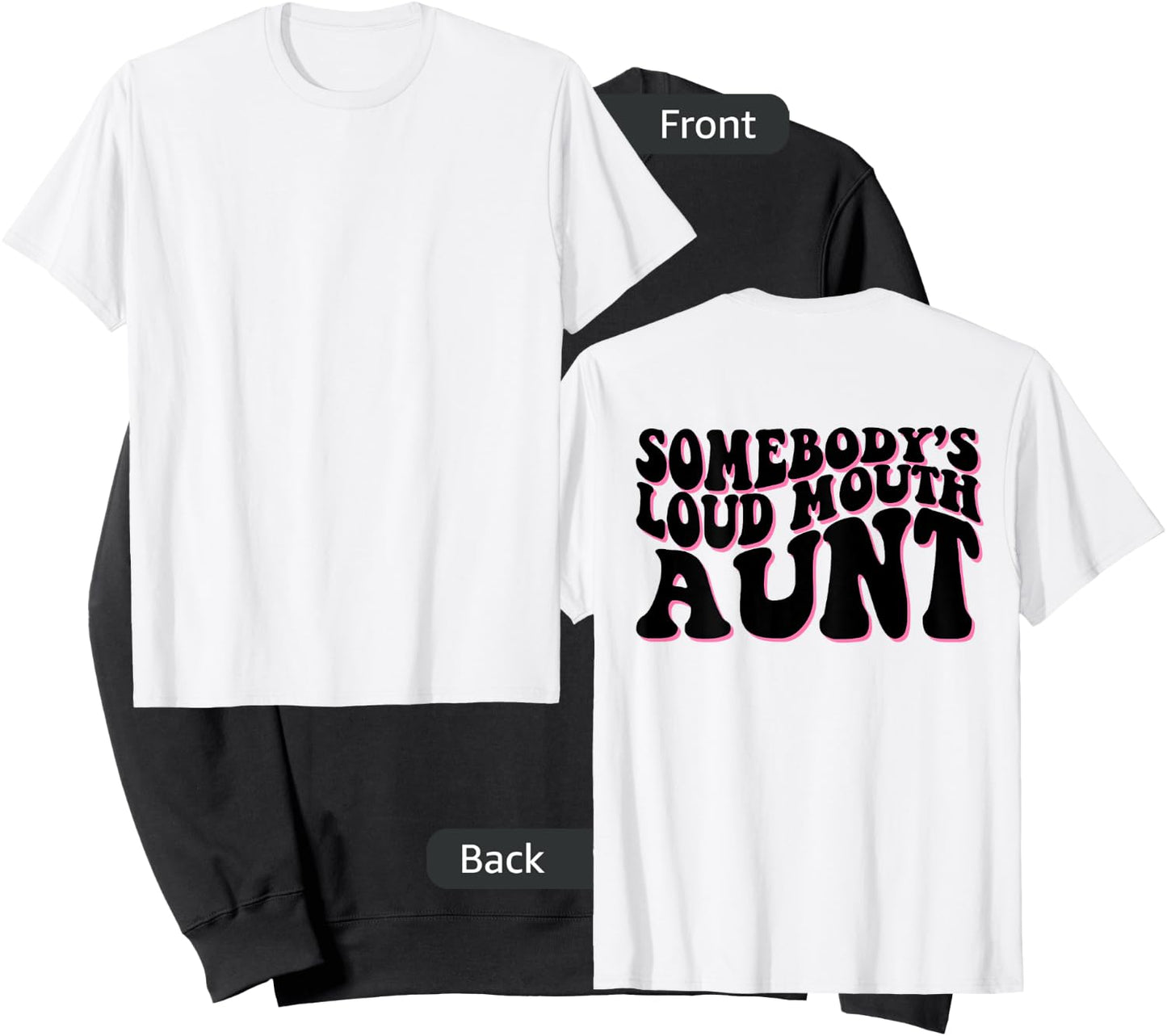 Somebody's loud mouth aunt Sweatshirt - Sweatshirt | Black