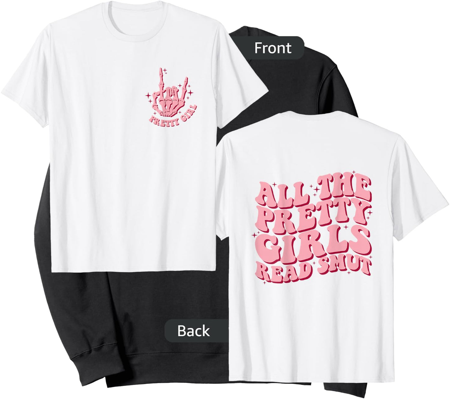 All The Pretty Girls Read Smut Retro Spicy Books Smut Reader Sweatshirt - Sweatshirt | Black