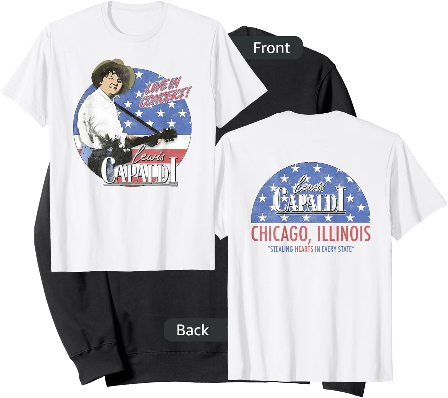 Lewis Capaldi – Americas Sweetheart Chicago Sweatshirt - Sweatshirt | Black