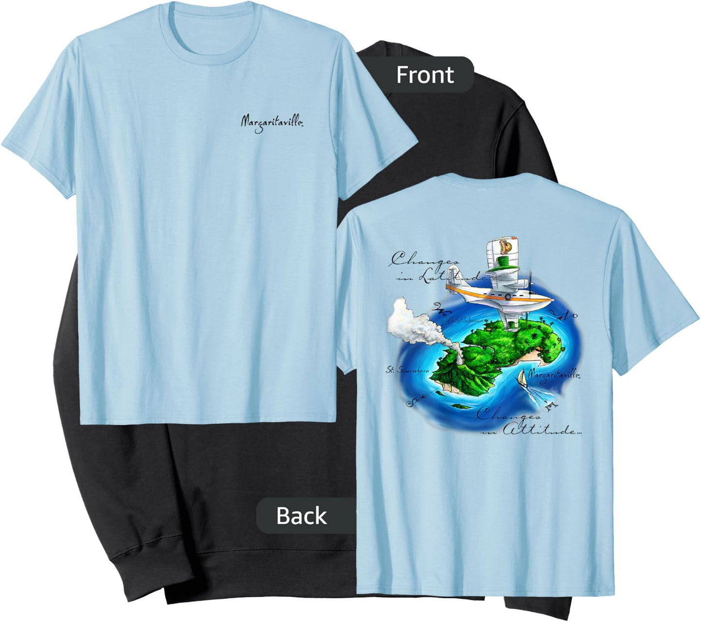 Changes in Latitude, Changes in Attitude Sweatshirt - Sweatshirt | Black