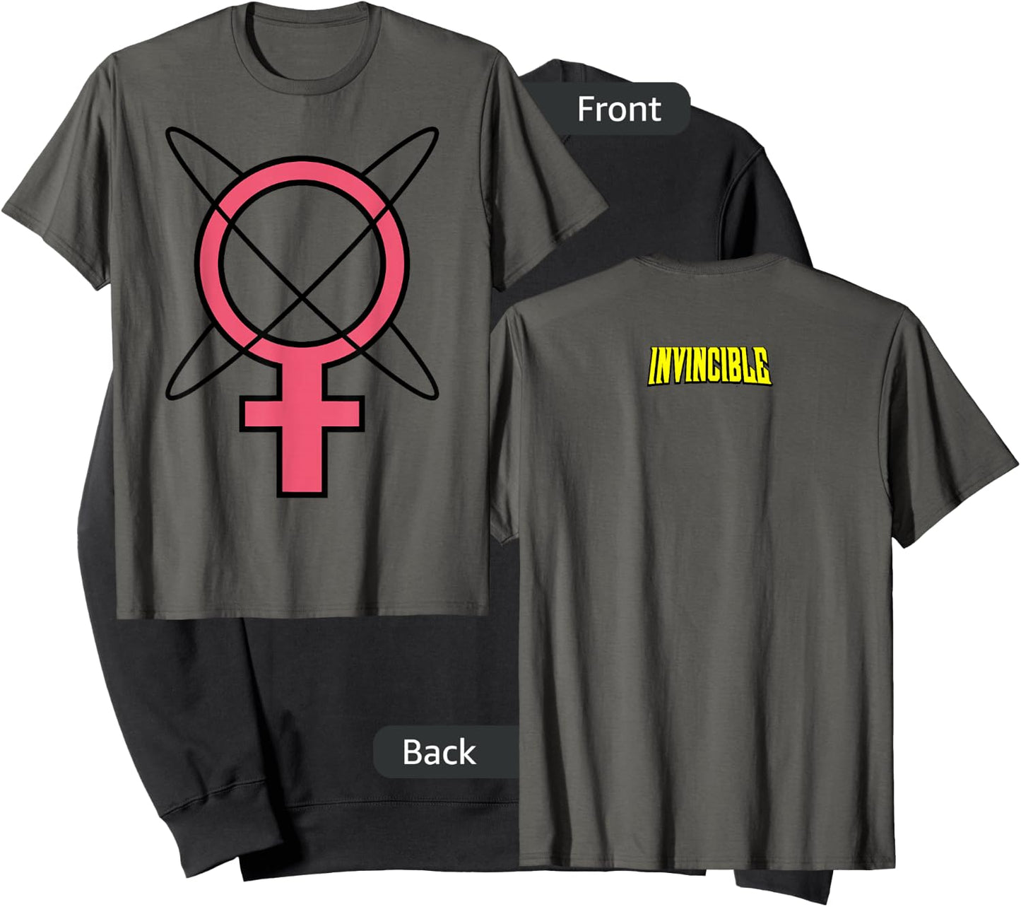 Invincible Animated - Atom Eve Symbol Sweatshirt - Sweatshirt | Black