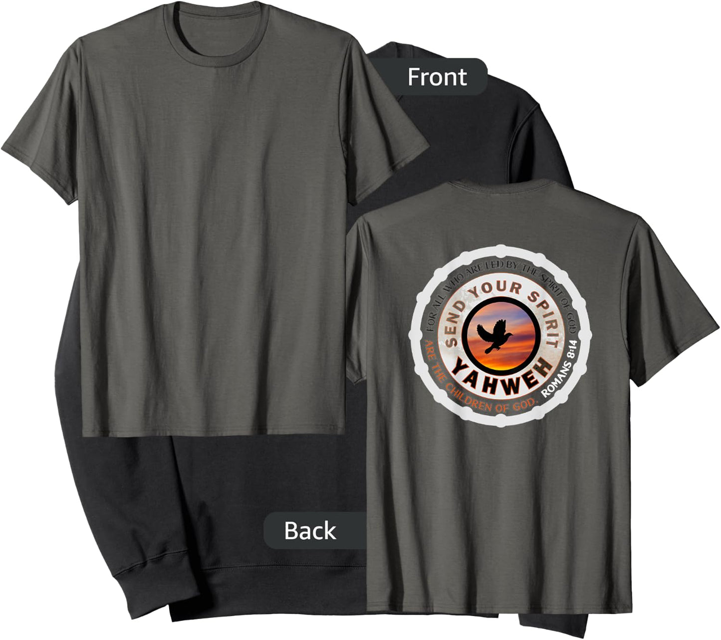 Send Your Spirit Yahweh Sweatshirt - Sweatshirt | Black