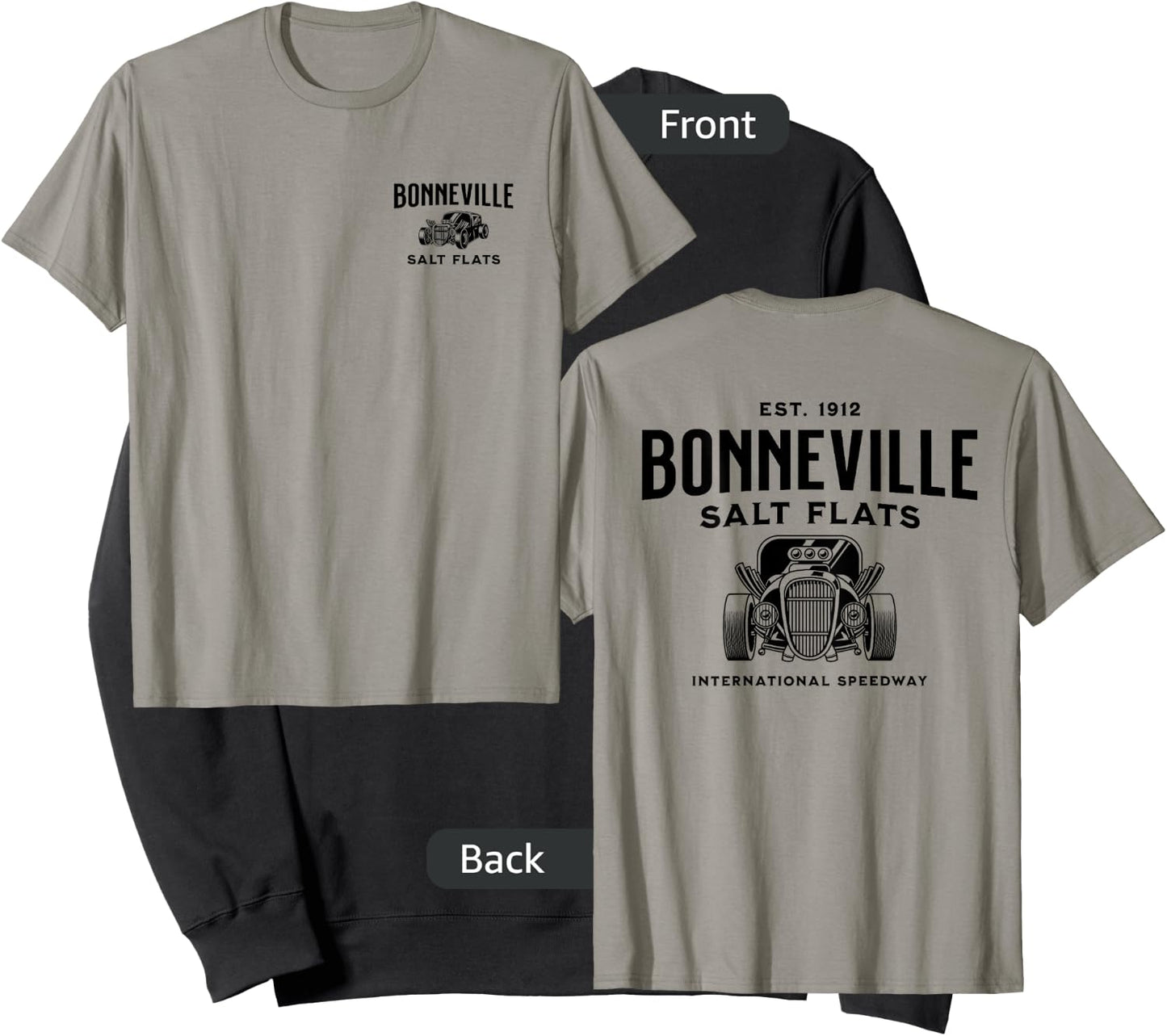 Retro Bonneville Salt Flats Utah International Speedway Sweatshirt - Sweatshirt | Black