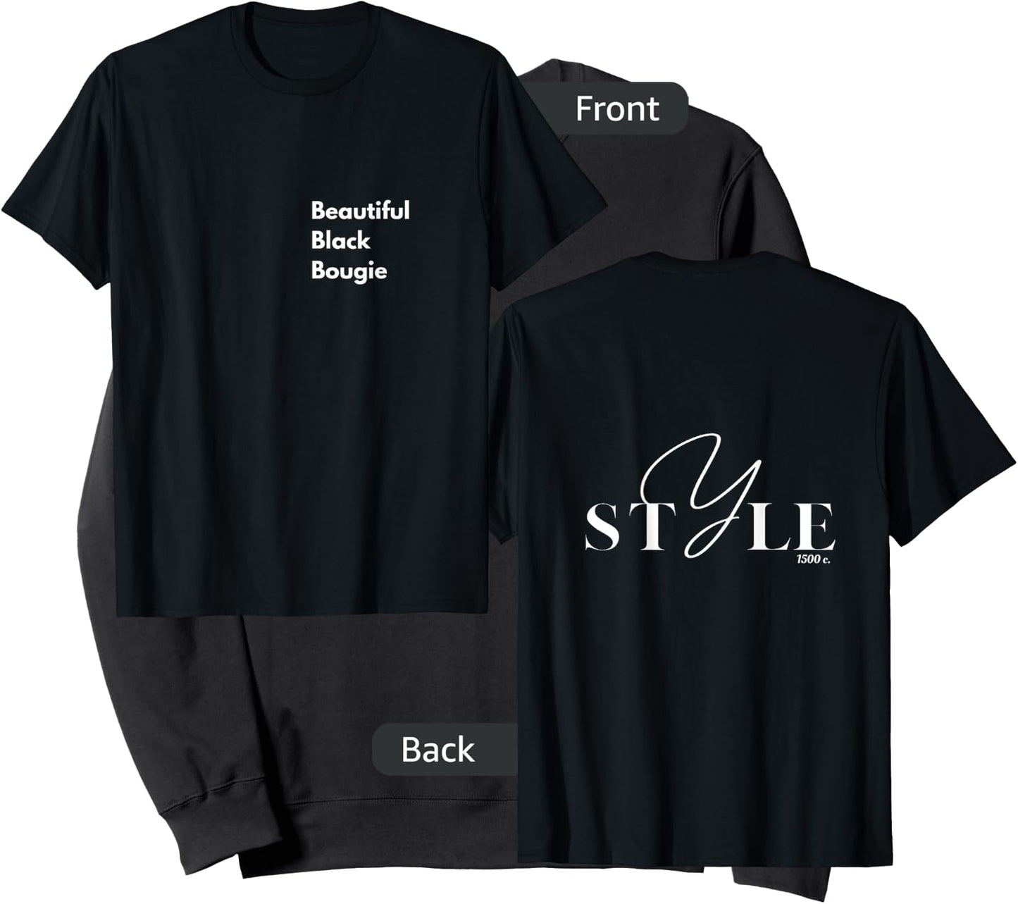 Beautiful Black Bougie Sweatshirt - Sweatshirt | Black