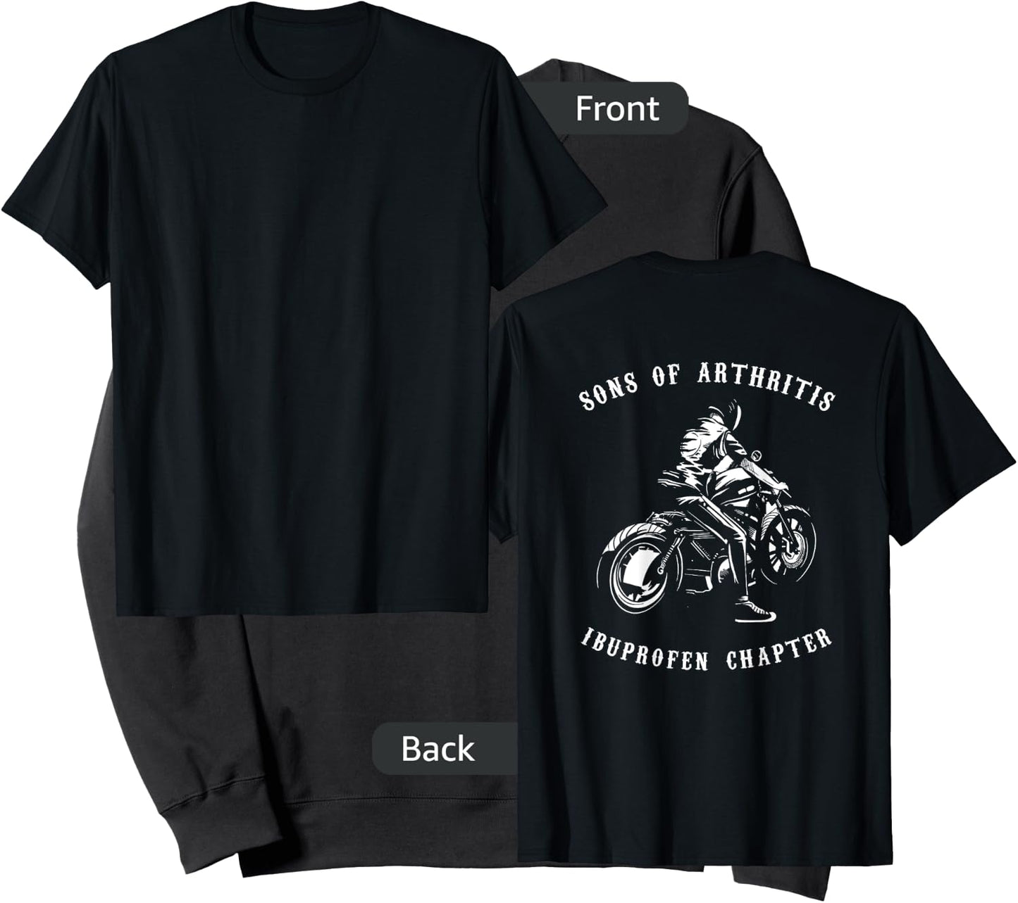 Sons With Arthritis Ibuprofen Chapter Biker Motorcyclist Sweatshirt - Sweatshirt | Black