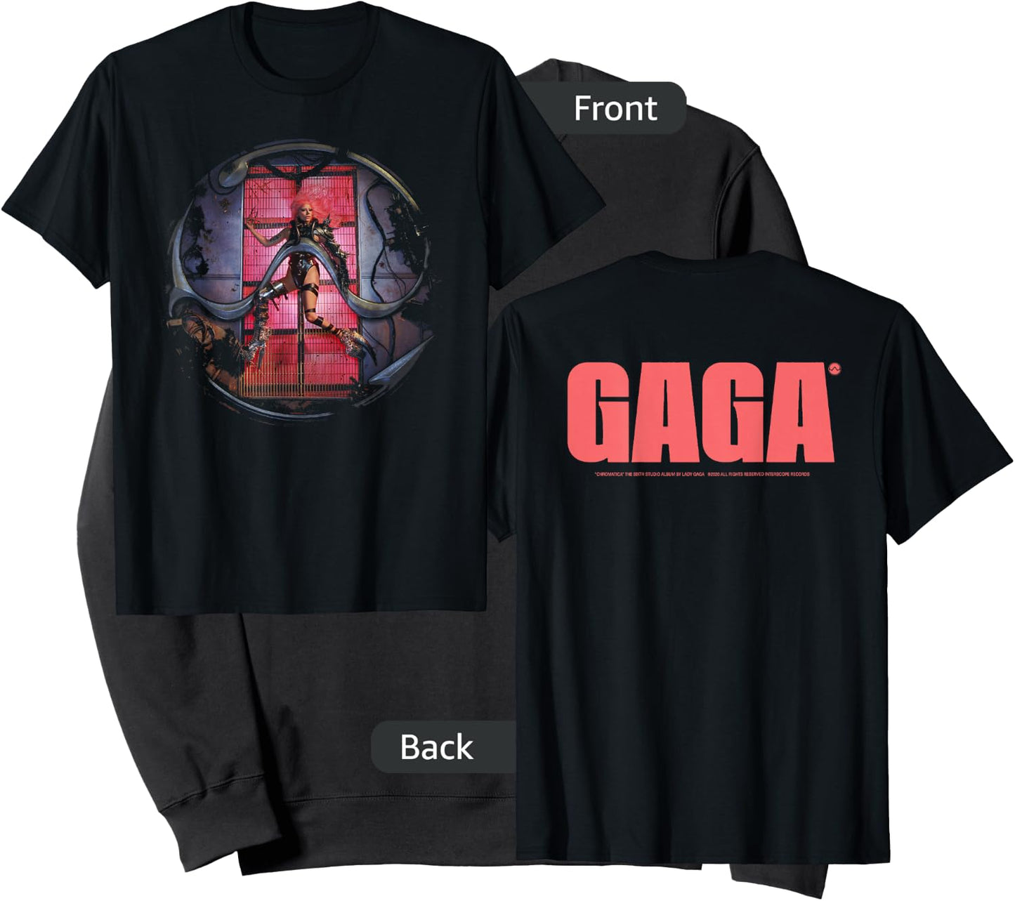 Official Lady Gaga Chromatica Cover Sweatshirt - Sweatshirt | Black
