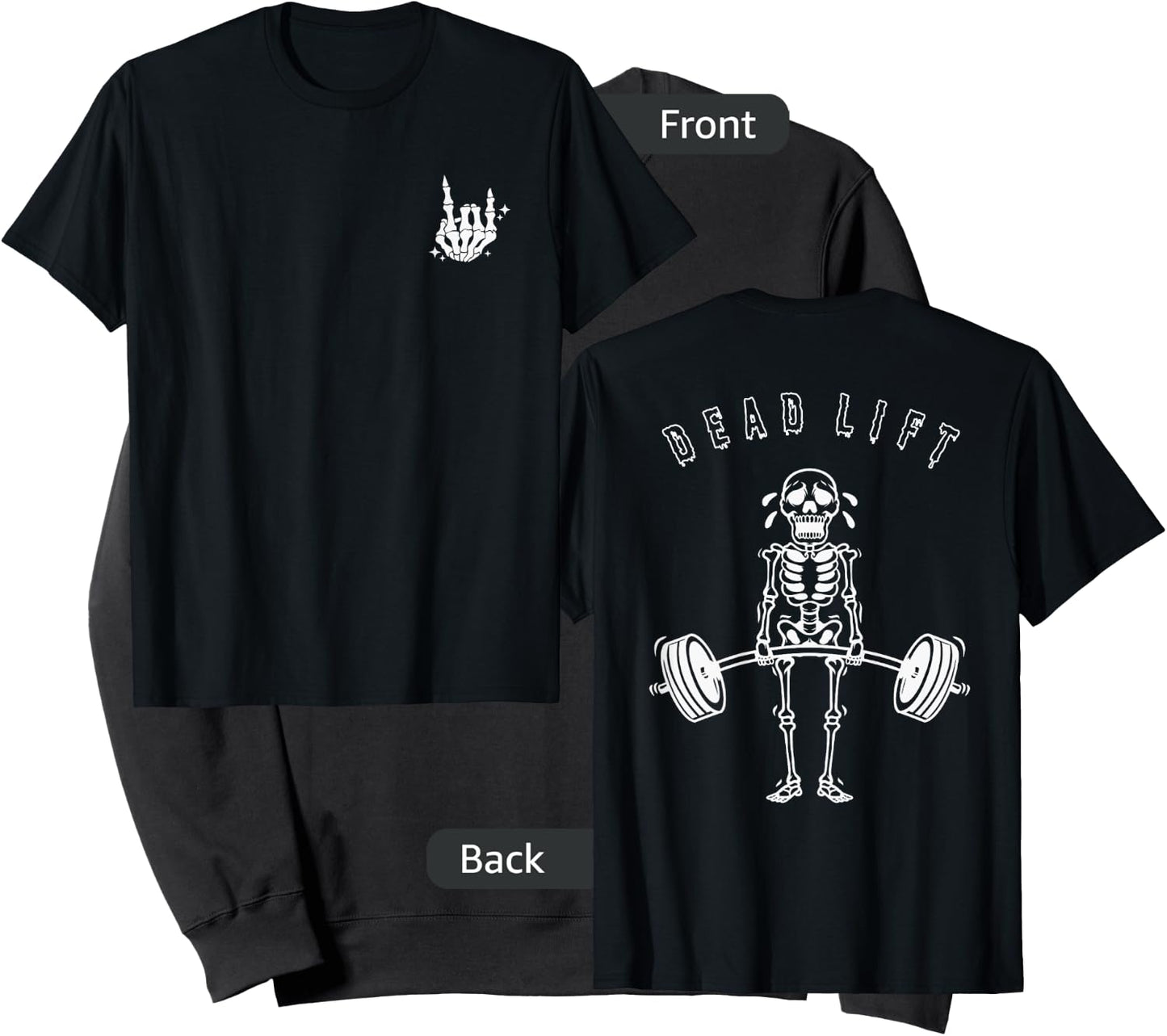 TheGodsEnvyUs Men's Halloween Skeleton Graphic Gym , Black, Small Sweatshirt - Sweatshirt | Black