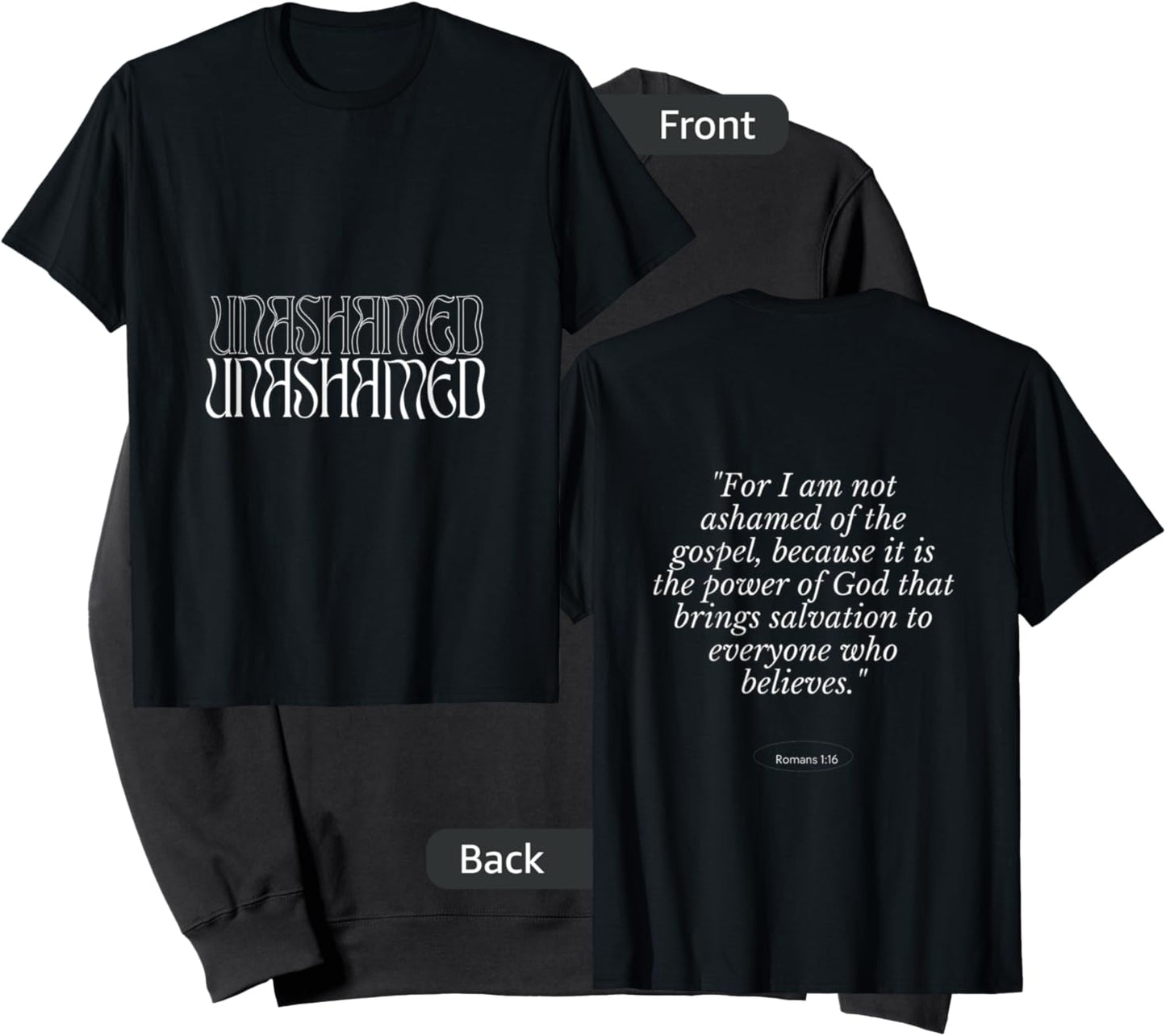 Unashamed Gospel Sweatshirt - Sweatshirt | Black